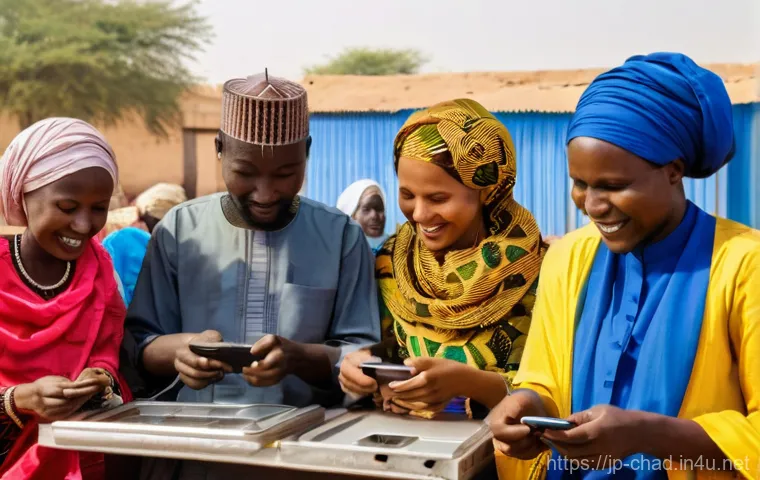 차드의 은행 시스템과 송금 방법 - **Empowering Mobile Money in a Rural Chadian Village**
A serene and empowering scene in a rural ... 차드의 은행 시스템과 송금 방법 - **Empowering Mobile Money in a Rural Chadian Village**
A serene and empowering scene in a rural ...